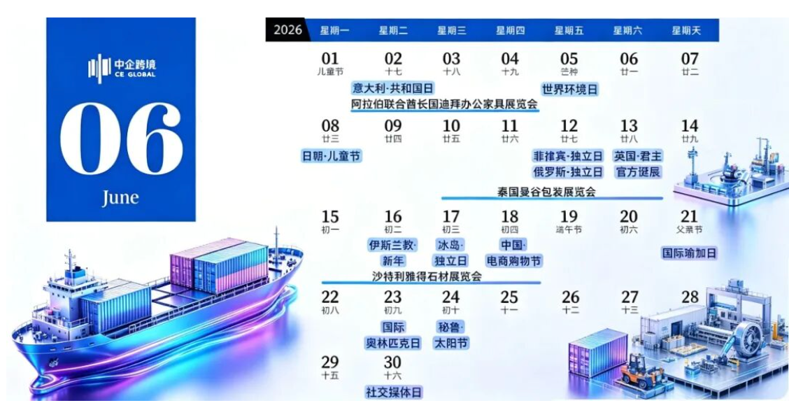 6月出海营销日历｜世界杯、国庆日、父亲节…制造业如何抢占年中流量高峰？